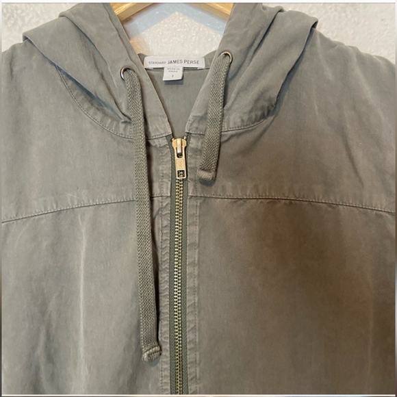 Standard James Perse Full Zip Utility Military Jacket - Picture 5 of 14